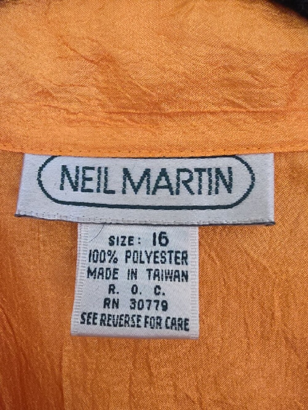 Orange Lightweight Button-Front Jacket - Picture 2 of 5